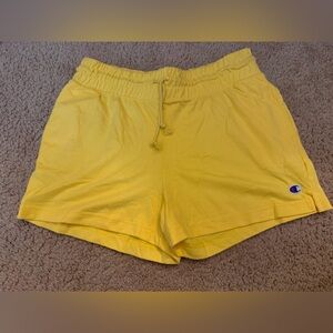 Champion Women's Athletic Shorts in Yellow